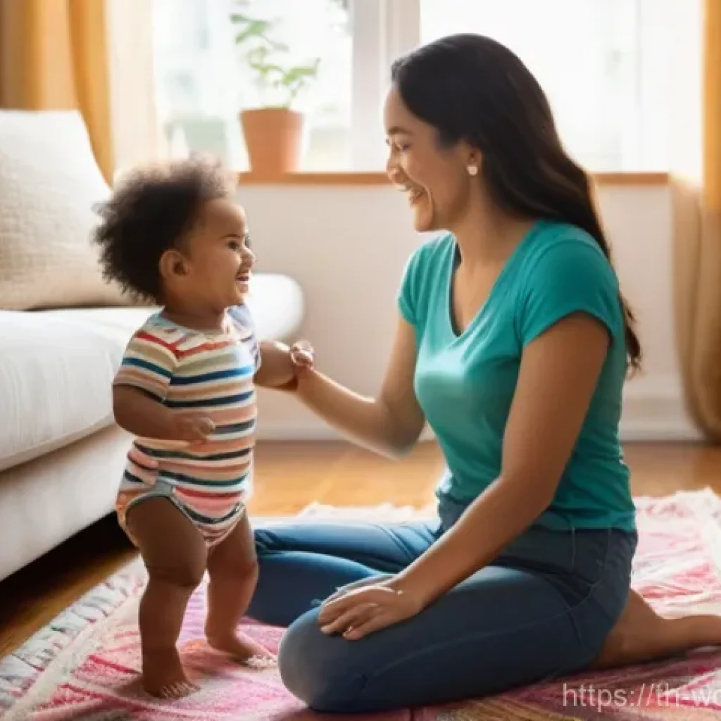 효과적인 가치 제안 커뮤니케이션 방법 - **Prompt:** A heartwarming scene of a young mother, approximately 30 years old, with a radiant smile...