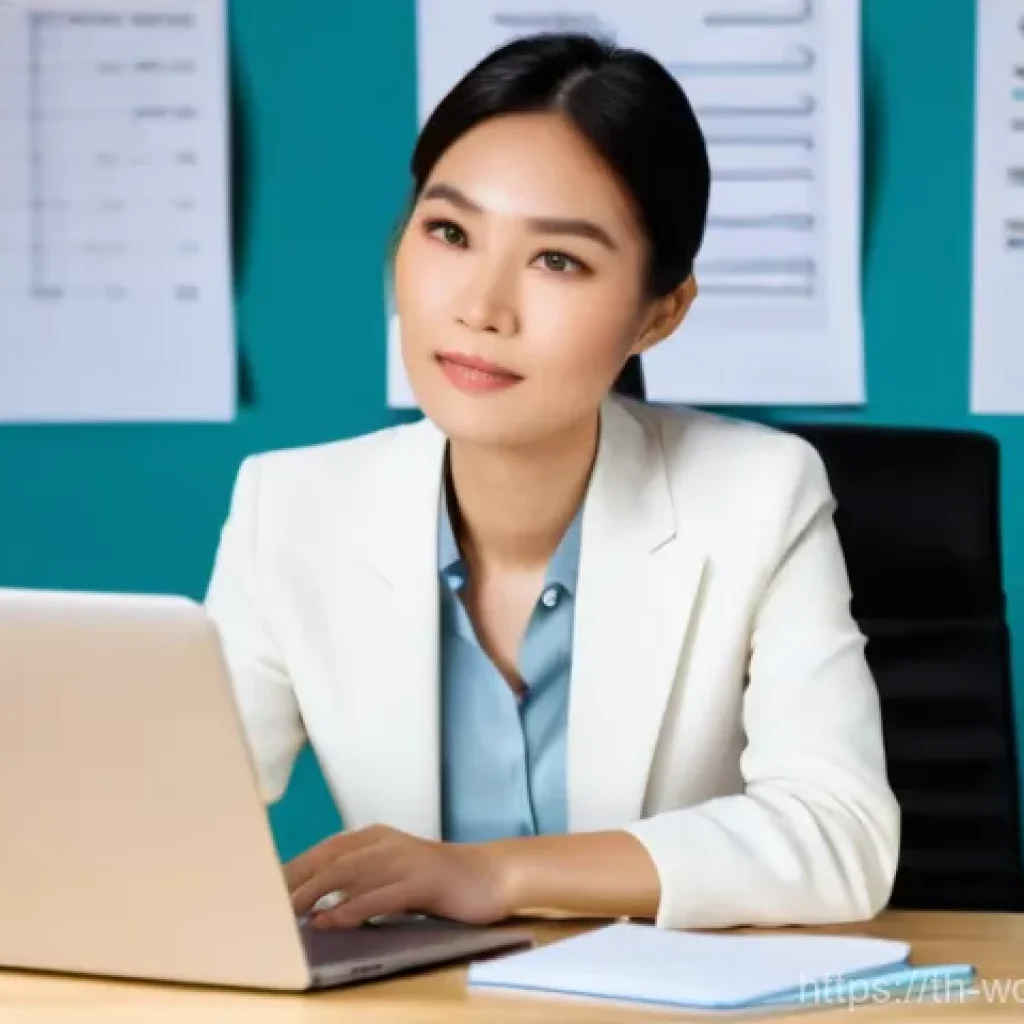 제품 포지셔닝과 가치 제안의 관계 - **Prompt:** A focused and determined Thai female entrepreneur, in her early 30s, with a thoughtful e...