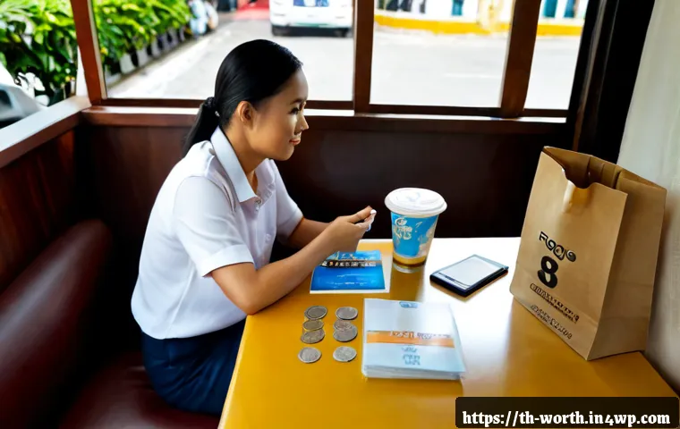 Home 17 가치 제안 프레임워크 소개 - Photorealistic Thai small-business owner and customer seated across a tidy café table in Bangkok, wa...